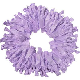 Light Purple Ribbon Hair Ties - 100