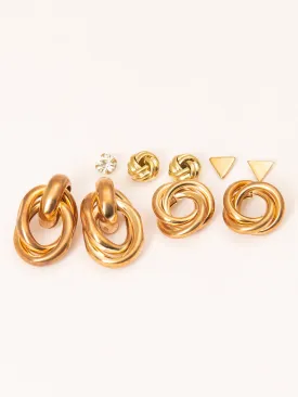 Looped Earrings Set