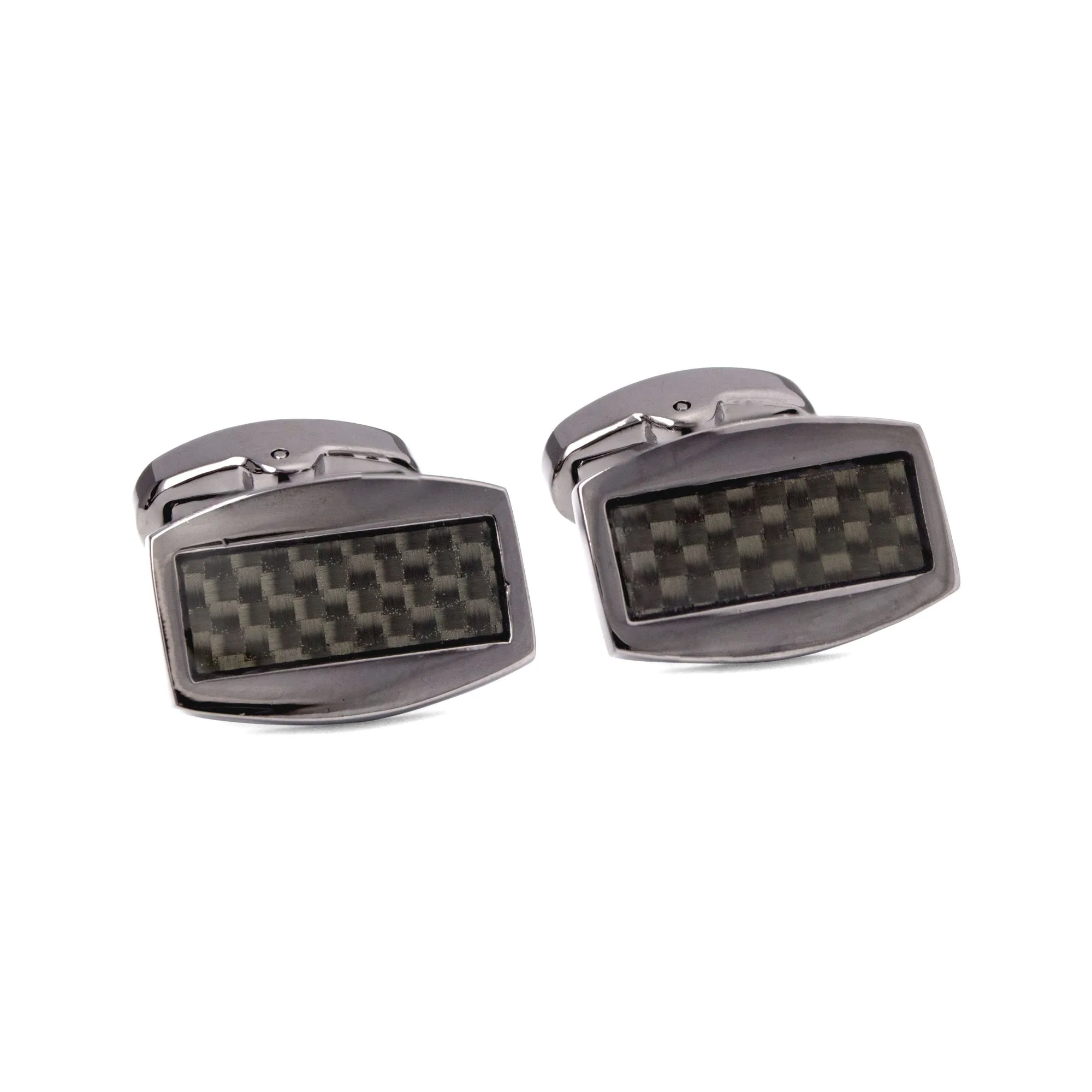 MarZthomson Carbon Fiber Cufflinks in Gunmetal (Online Exclusive)