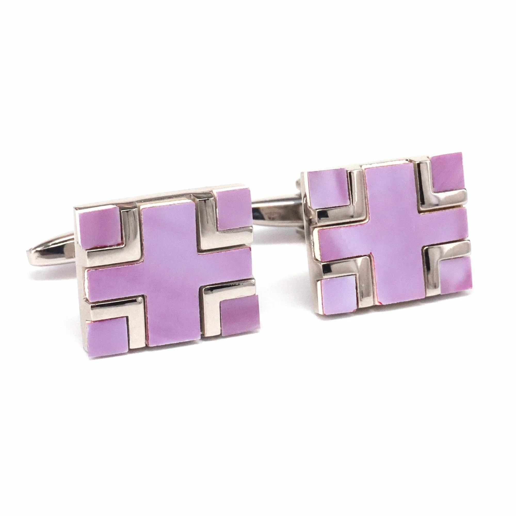 Marzthomson Purple Cross Cufflinks (Online Exclusive)