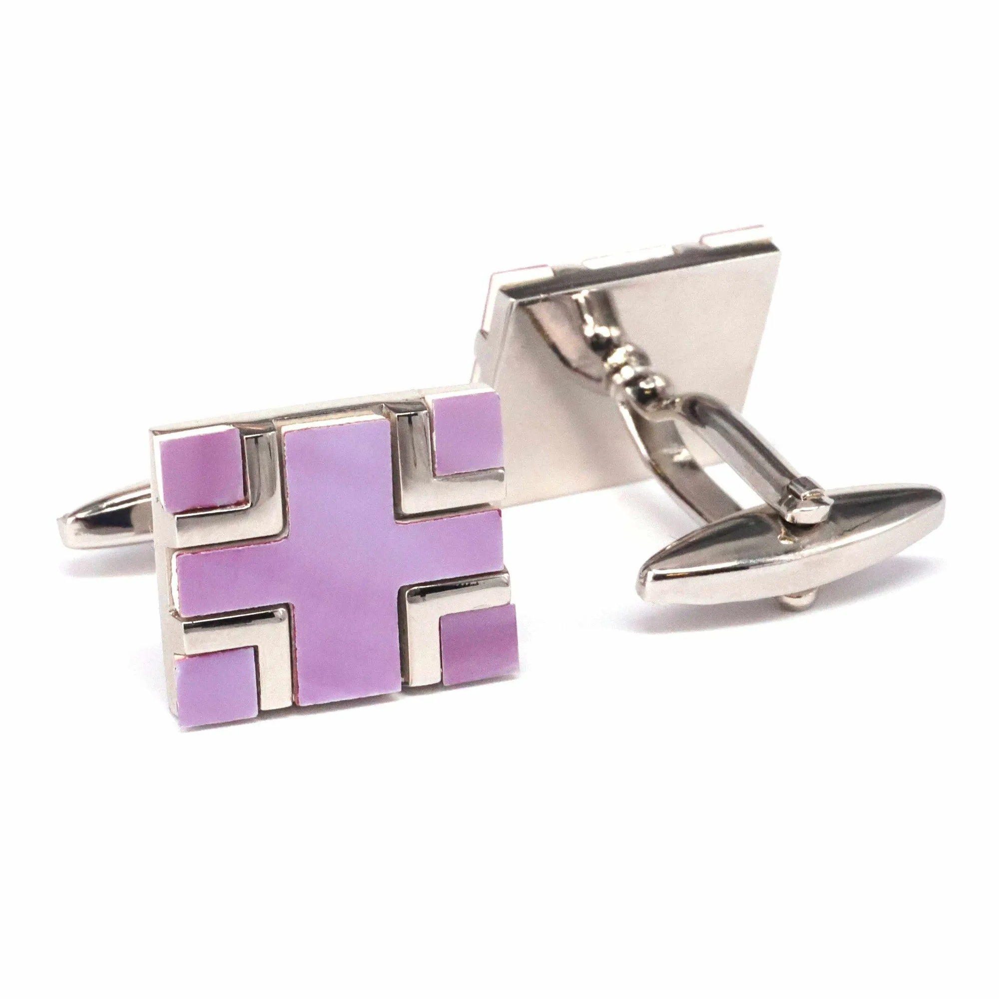 Marzthomson Purple Cross Cufflinks (Online Exclusive)