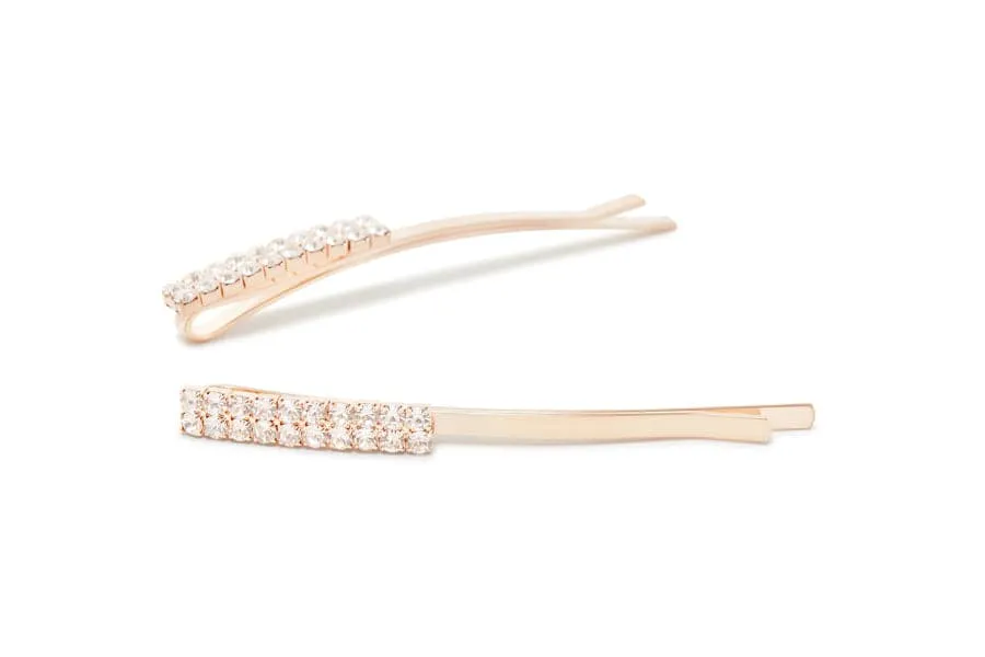 NuMe Double Row Sparkle Hair Pin Set