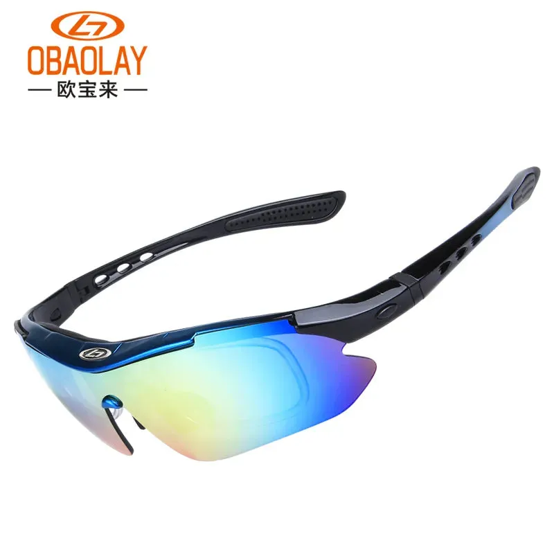 OBAOLAY Professional Best Cheap New Style Climbing Sunglasses Driving Cycling Glasses Fishing Polarized Custom Sport Eyewea