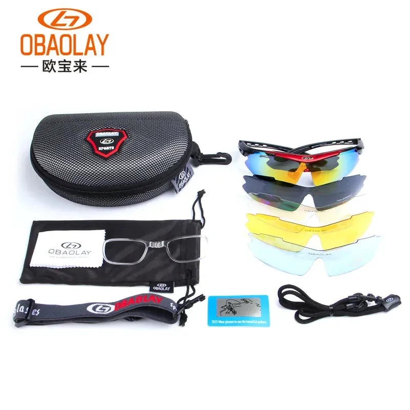 OBAOLAY Professional Best Cheap New Style Climbing Sunglasses Driving Cycling Glasses Fishing Polarized Custom Sport Eyewea