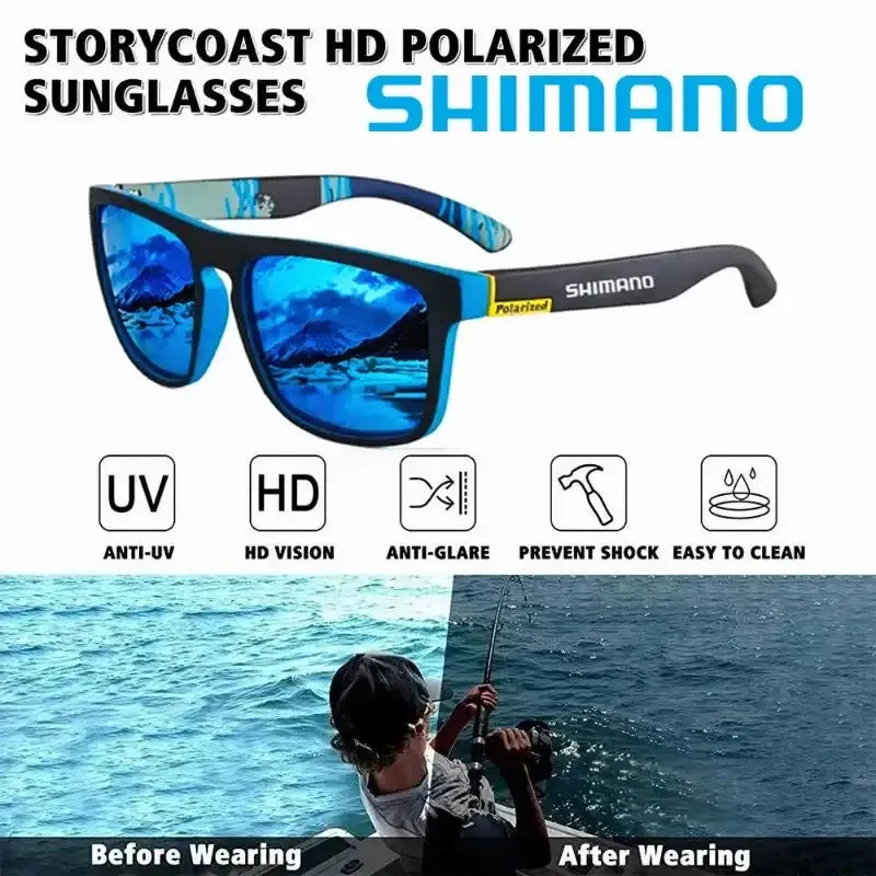 ONE TIME OFFER 40% OFF - Shimano Polarized UV400 Fishing Sunglasses