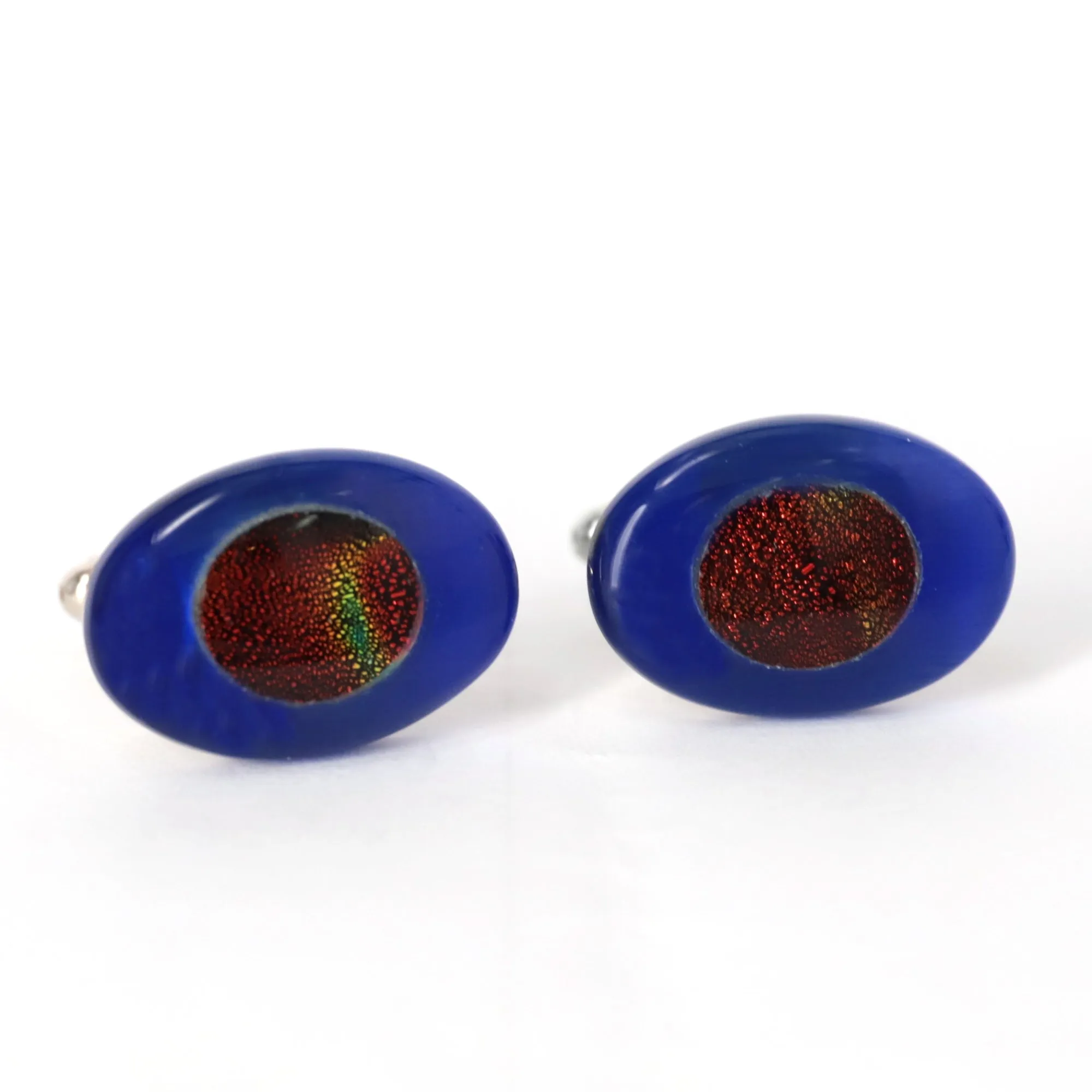 Oval Shape fiber optic Cufflinks (Online Exclusive)