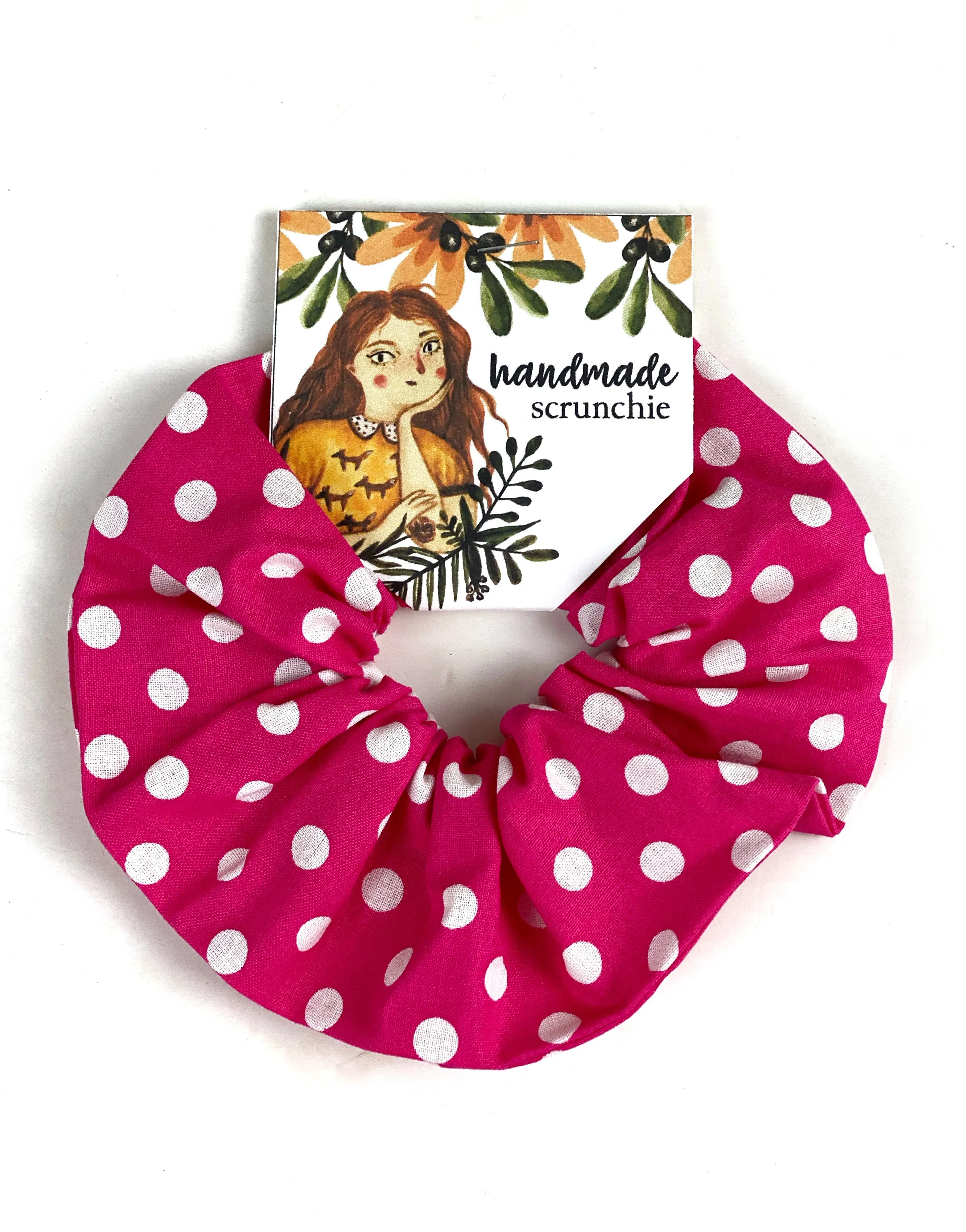 Oversized Extra Large Hair Scrunchie 100% Cotton Spring Prints Fabric Scrunchies, Ponytail Holder, Handmade Scrunchie