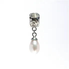 Pearl Sterling Silver Charm