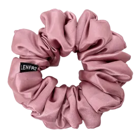 Pink Dreams Satin Silk Scrunchie