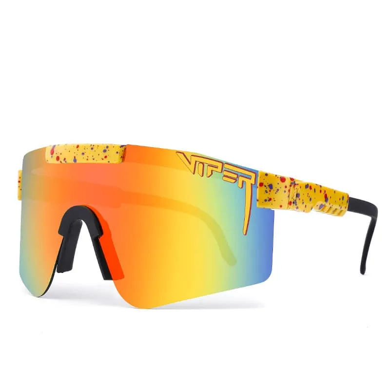 Pit Viper Polarized Sunglasses - C02 Yellow/Orange Revo