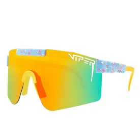 Pit Viper Polarized Sunglasses - C16 Blue/Orange Revo