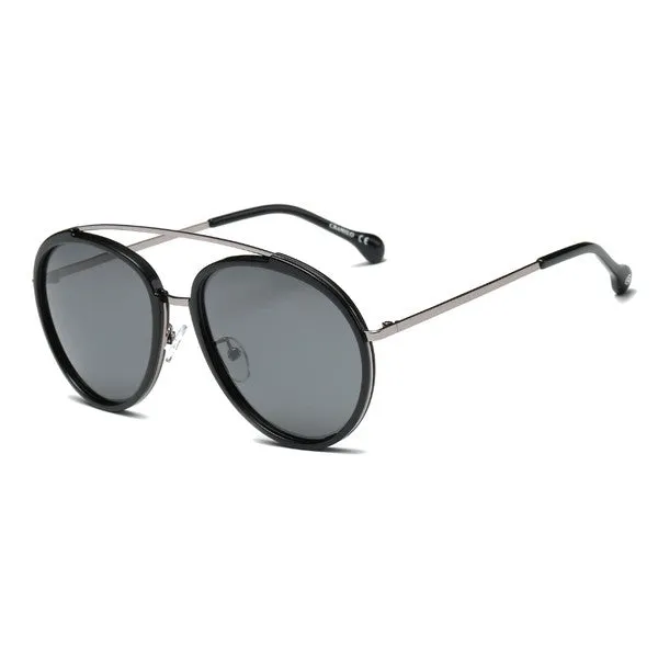 Polarized Colored Round Sunglasses