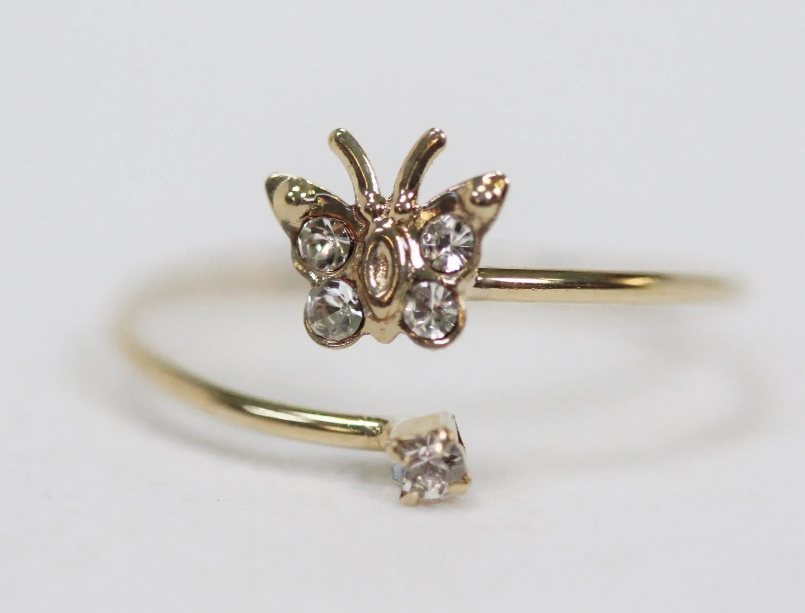 Preorder* Butterfly Crystals  Ring