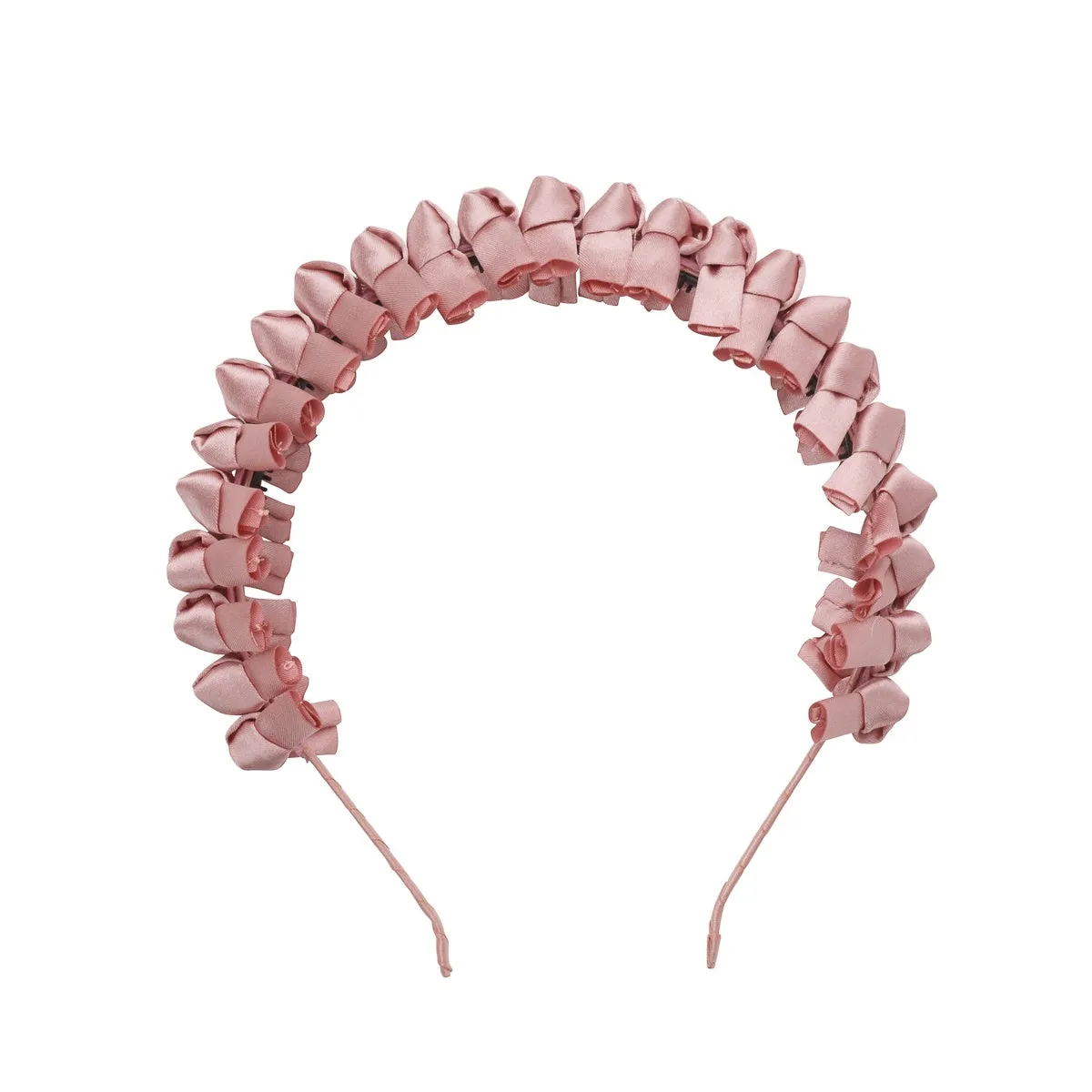 Project 6 Satin Tied Headband - Rose