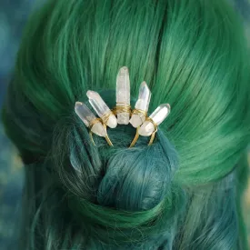 Raw Crystal Goddess Hairpin