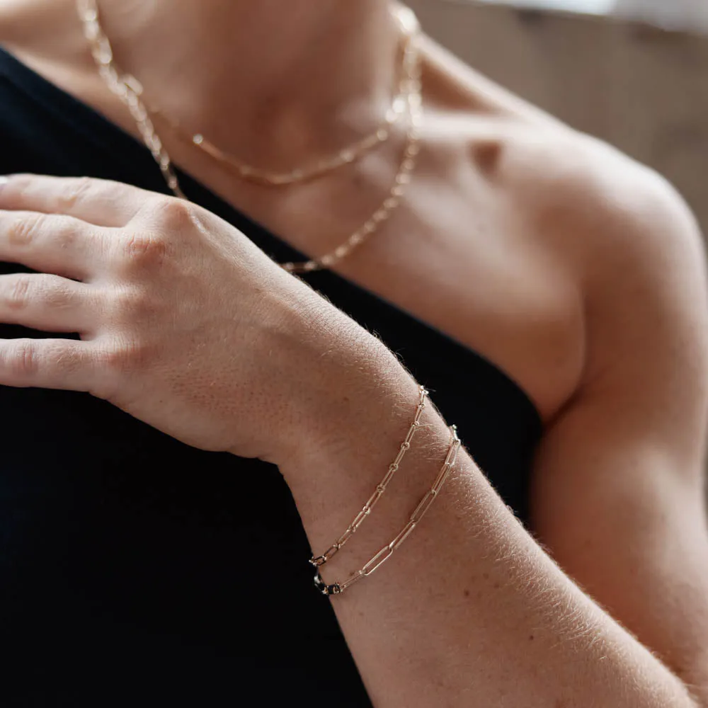 Recycled 9ct Yellow Gold 1st Edition Chain Bracelet