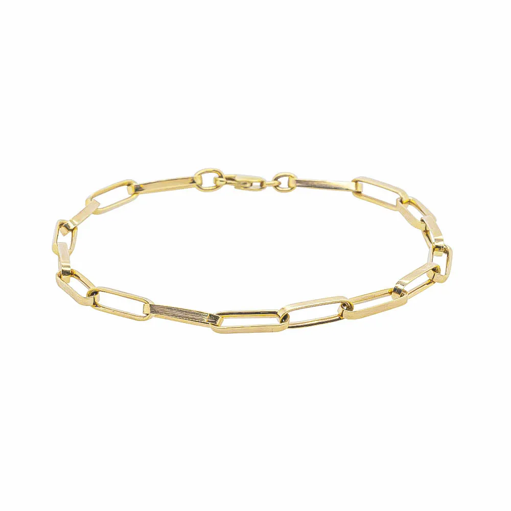 Recycled 9ct Yellow Gold 1st Edition Chain Bracelet