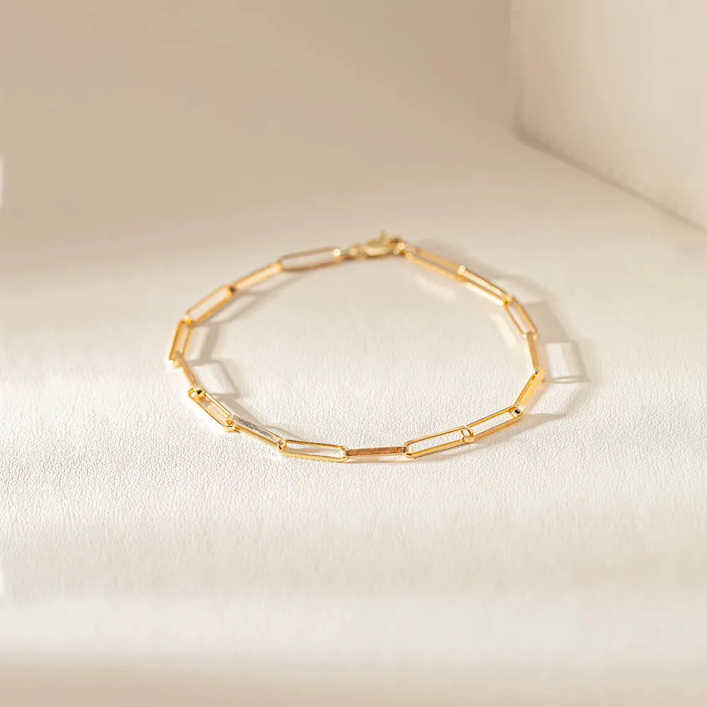 Recycled 9ct Yellow Gold 1st Edition Chain Bracelet