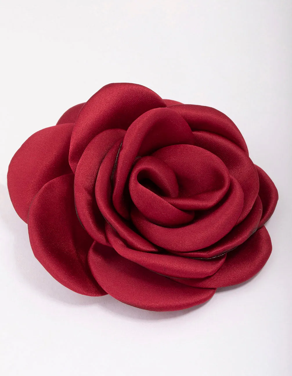 Red Rosette Hair Tie