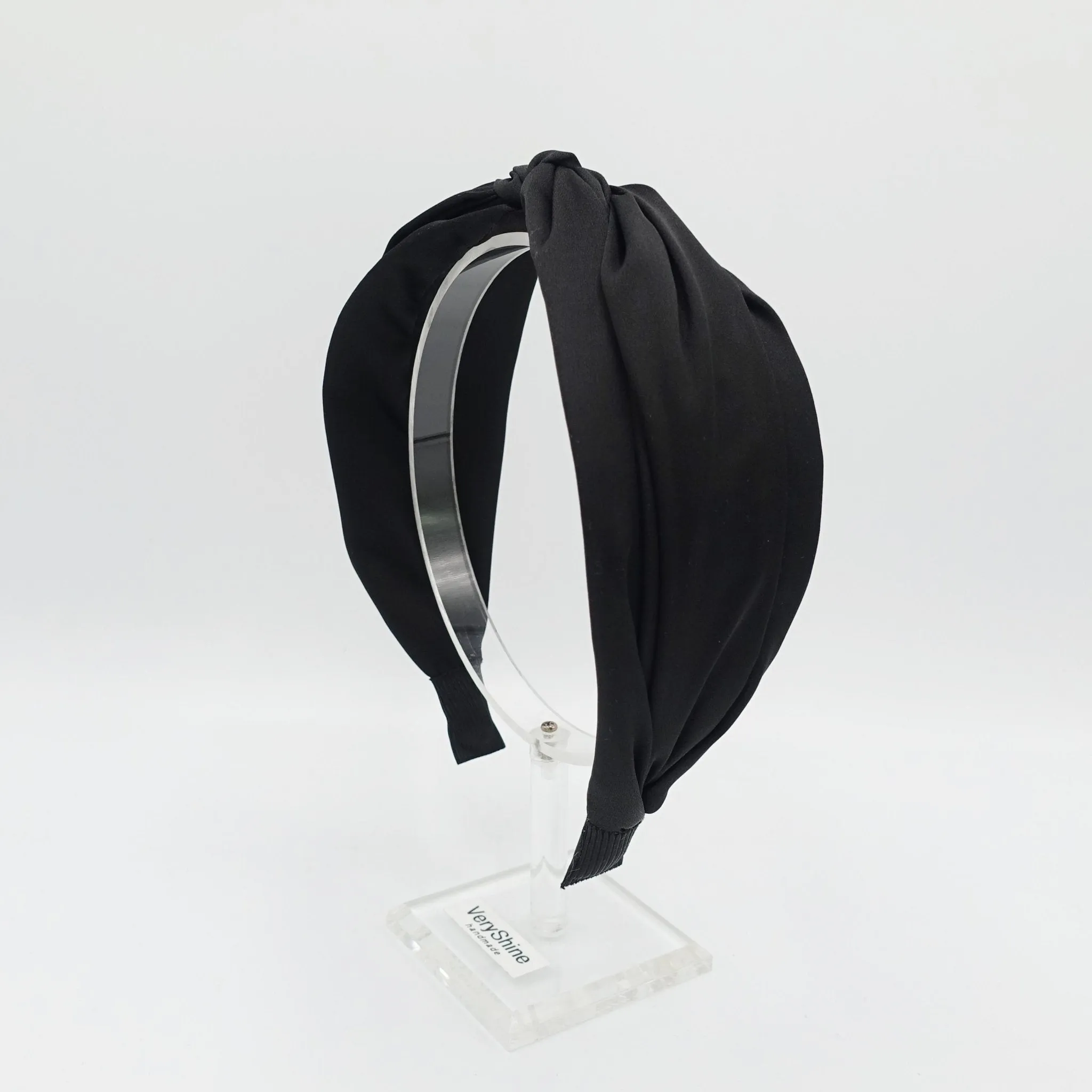 satin twist headband solid  hairband women hair accessory