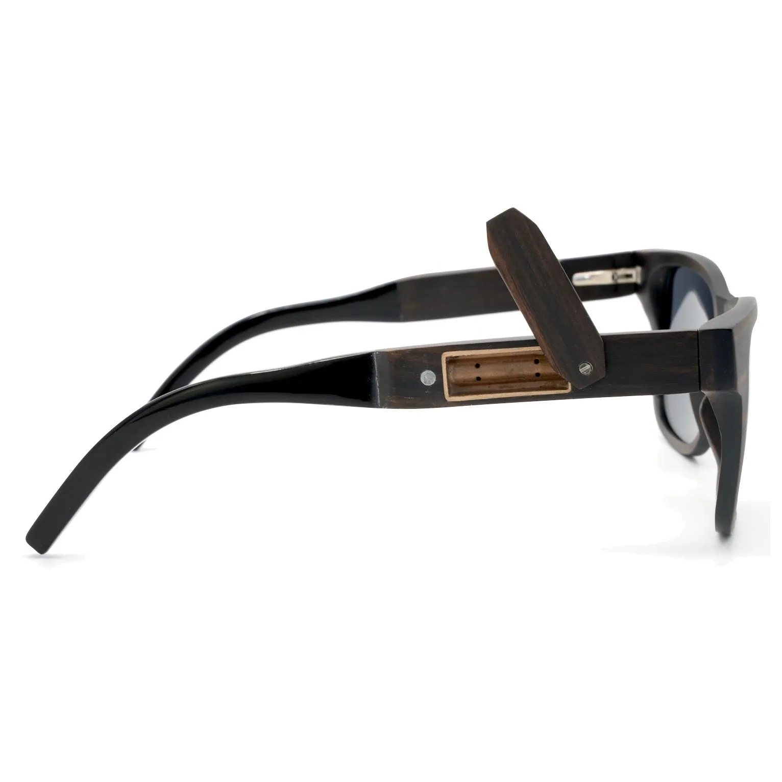 Smokable Pipe Sunglasses // Black Cat Eye