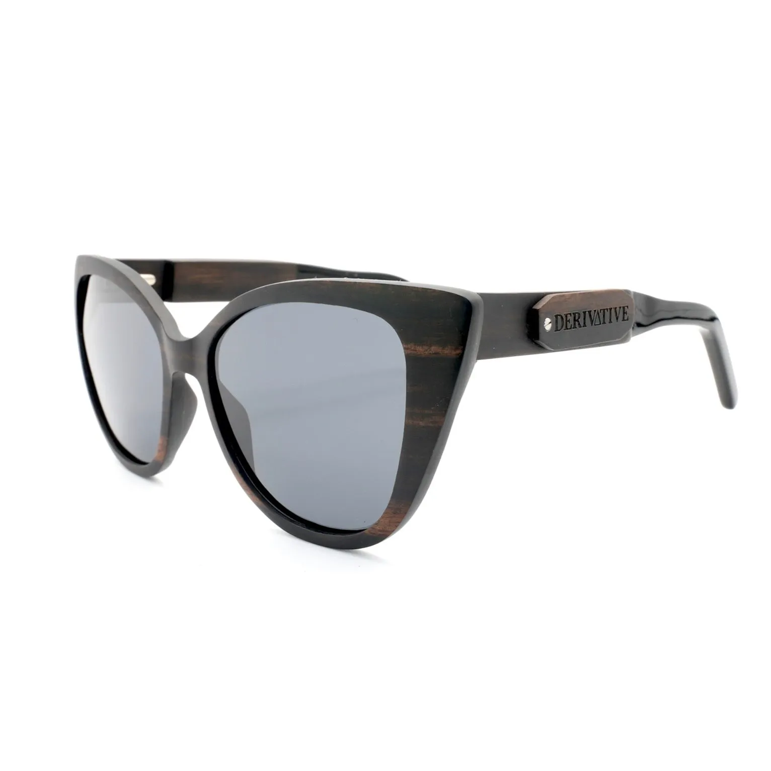 Smokable Pipe Sunglasses // Black Cat Eye