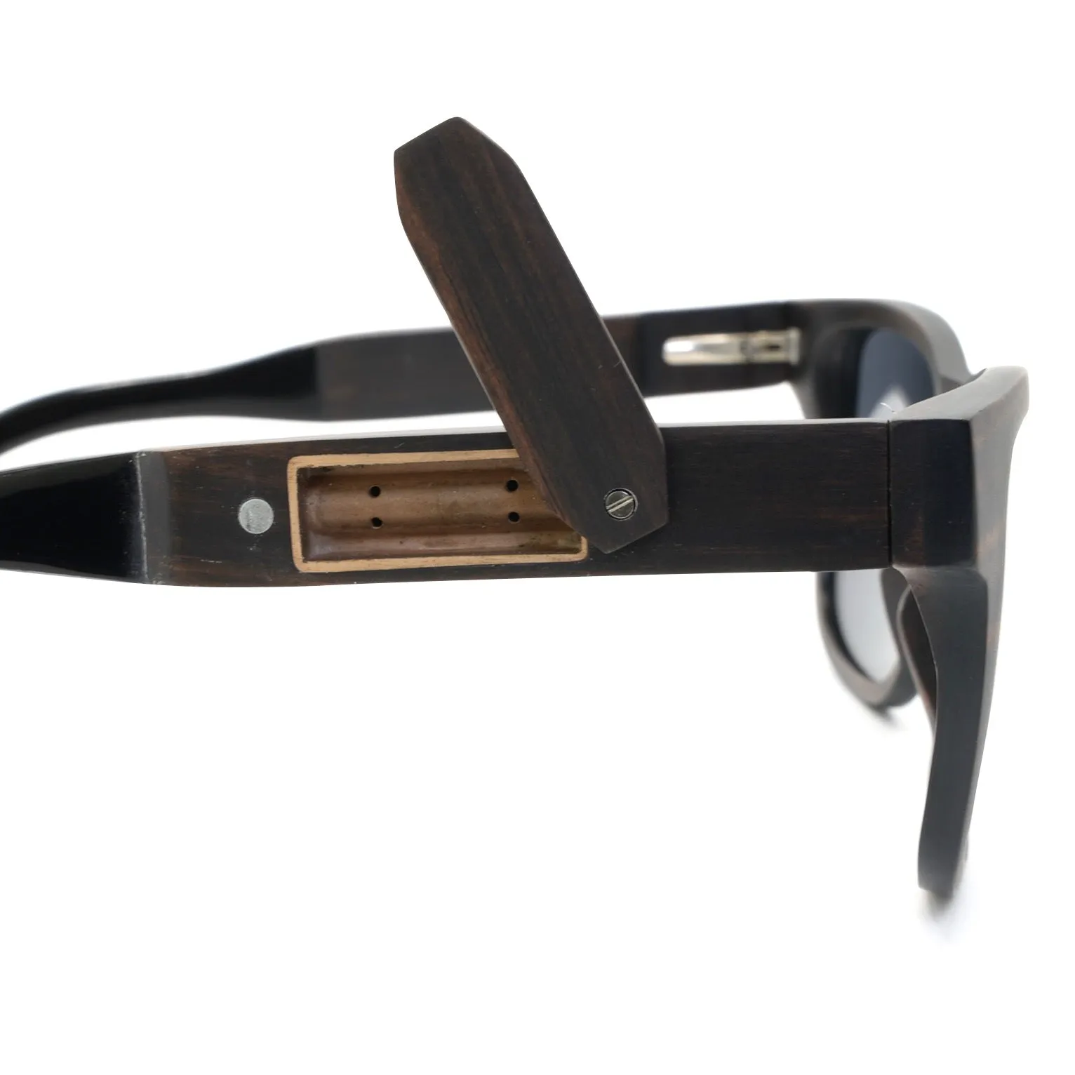 Smokable Pipe Sunglasses // Black Cat Eye