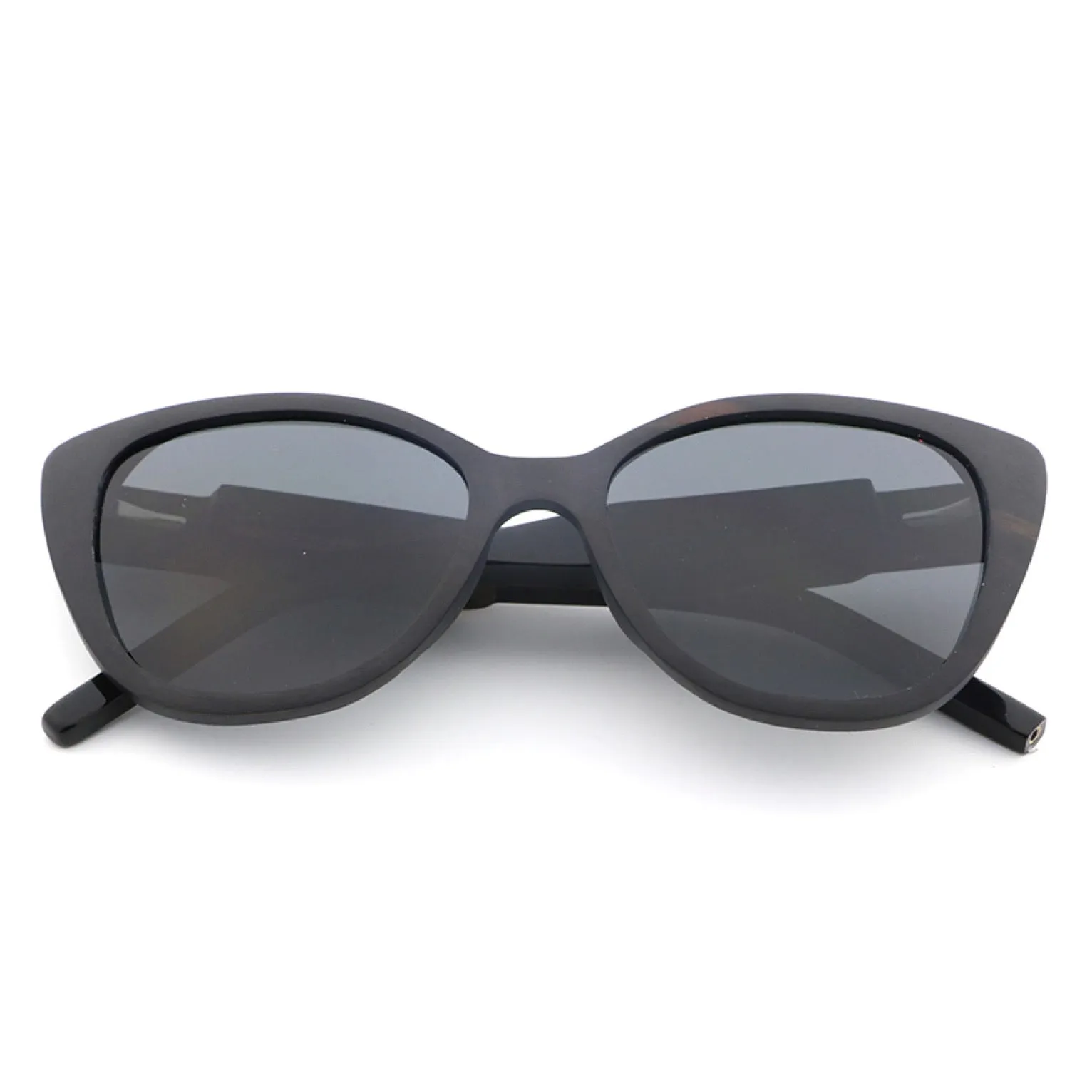 Smokable Pipe Sunglasses // Black Cat Eye