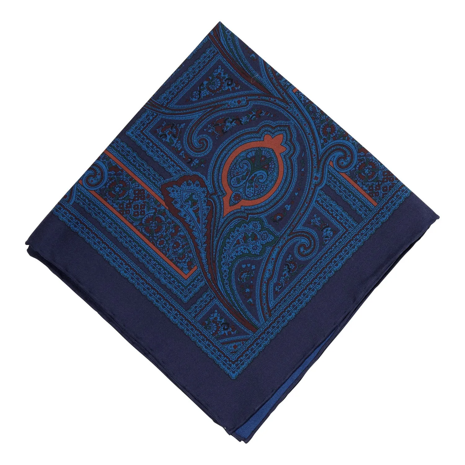 Sovereign Grade Ancient Madder Midnight Pocket Square