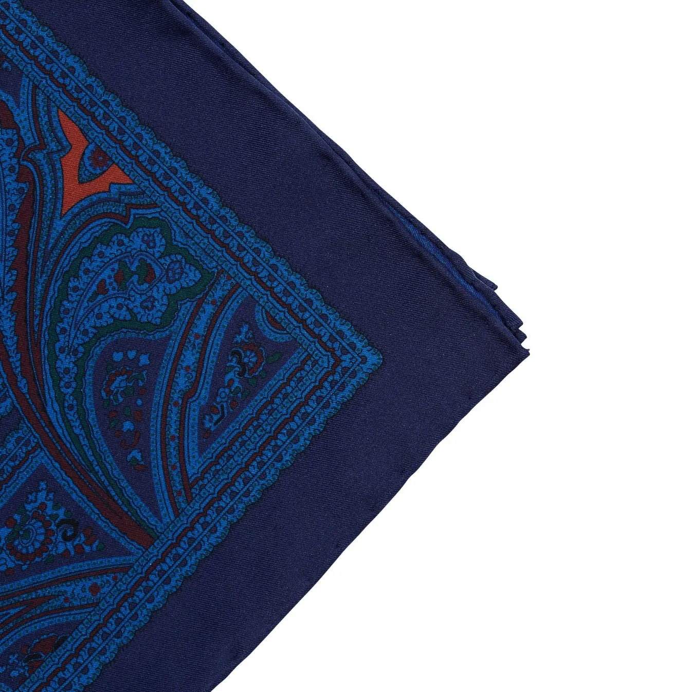 Sovereign Grade Ancient Madder Midnight Pocket Square