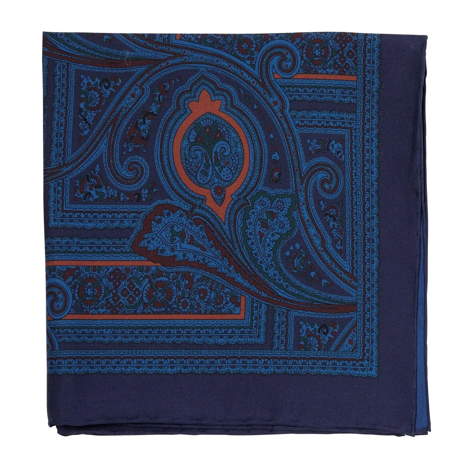 Sovereign Grade Ancient Madder Midnight Pocket Square