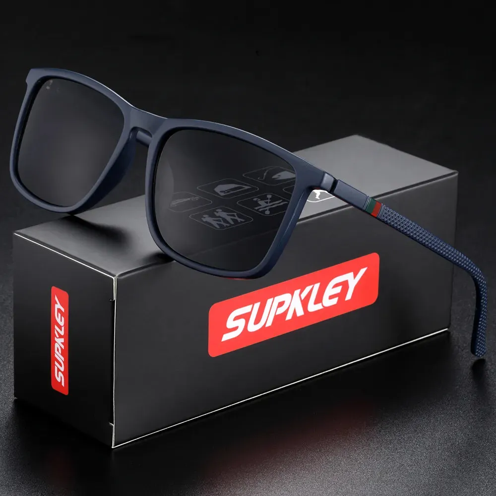 SUPKLEY Men's Polarized Sunglasses Driver Driving Fishing Sunglasses Outdoor Cycling Sports Glasses UV400 Eyewear Accessory