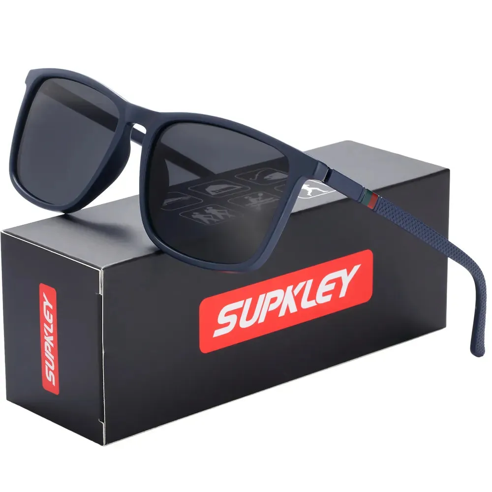 SUPKLEY Men's Polarized Sunglasses Driver Driving Fishing Sunglasses Outdoor Cycling Sports Glasses UV400 Eyewear Accessory