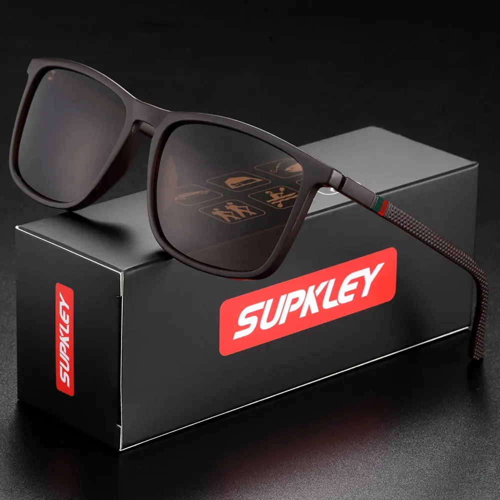 SUPKLEY Men's Polarized Sunglasses Driver Driving Fishing Sunglasses Outdoor Cycling Sports Glasses UV400 Eyewear Accessory