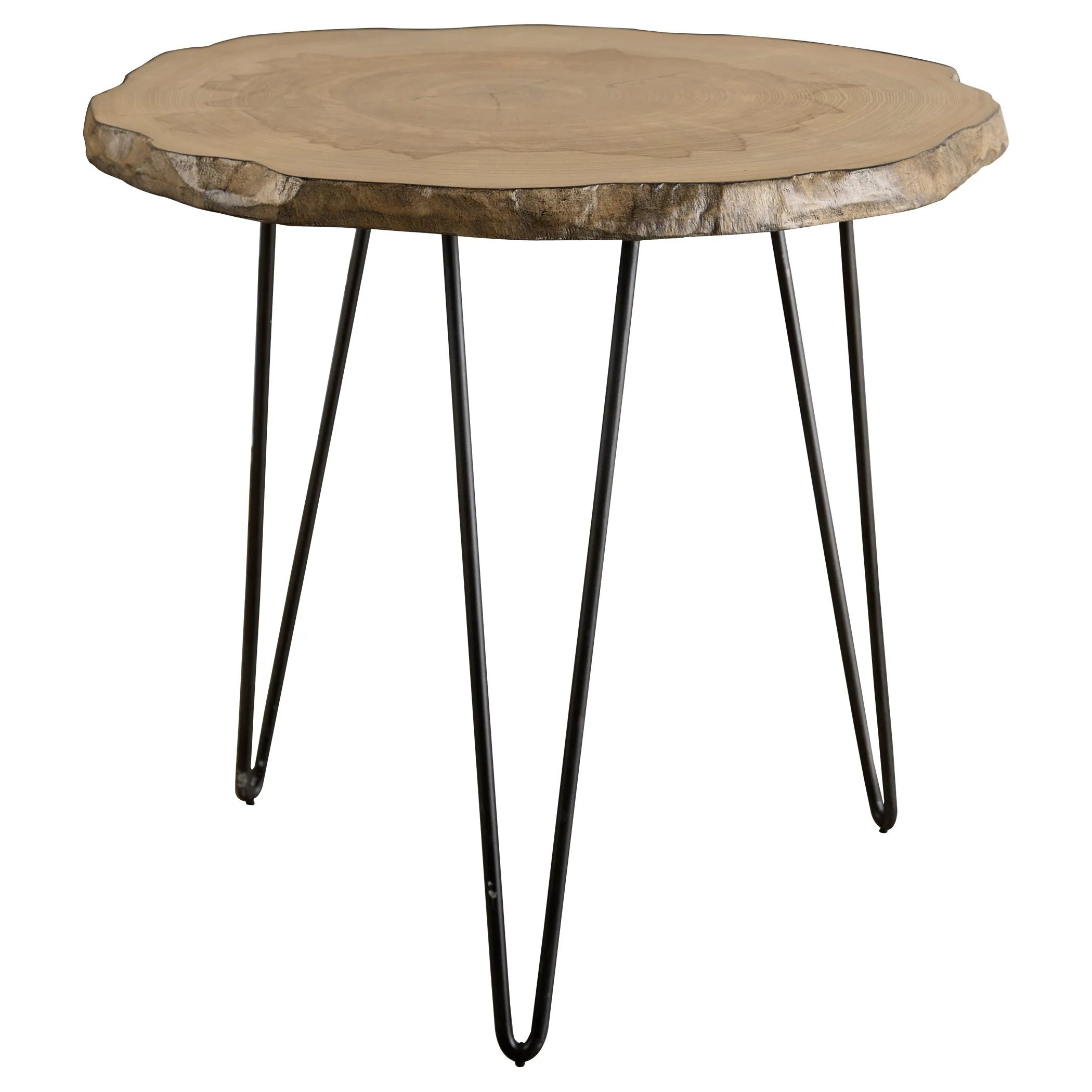 Uttermost Runay Wood Slab Side Table