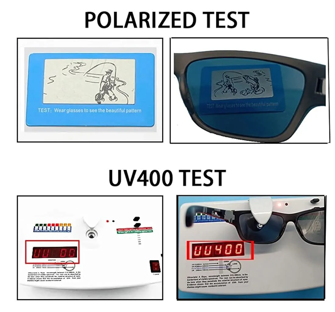 UV Protected Polarised Sports Sunglasses for Driving Cycling Fishing Cricket