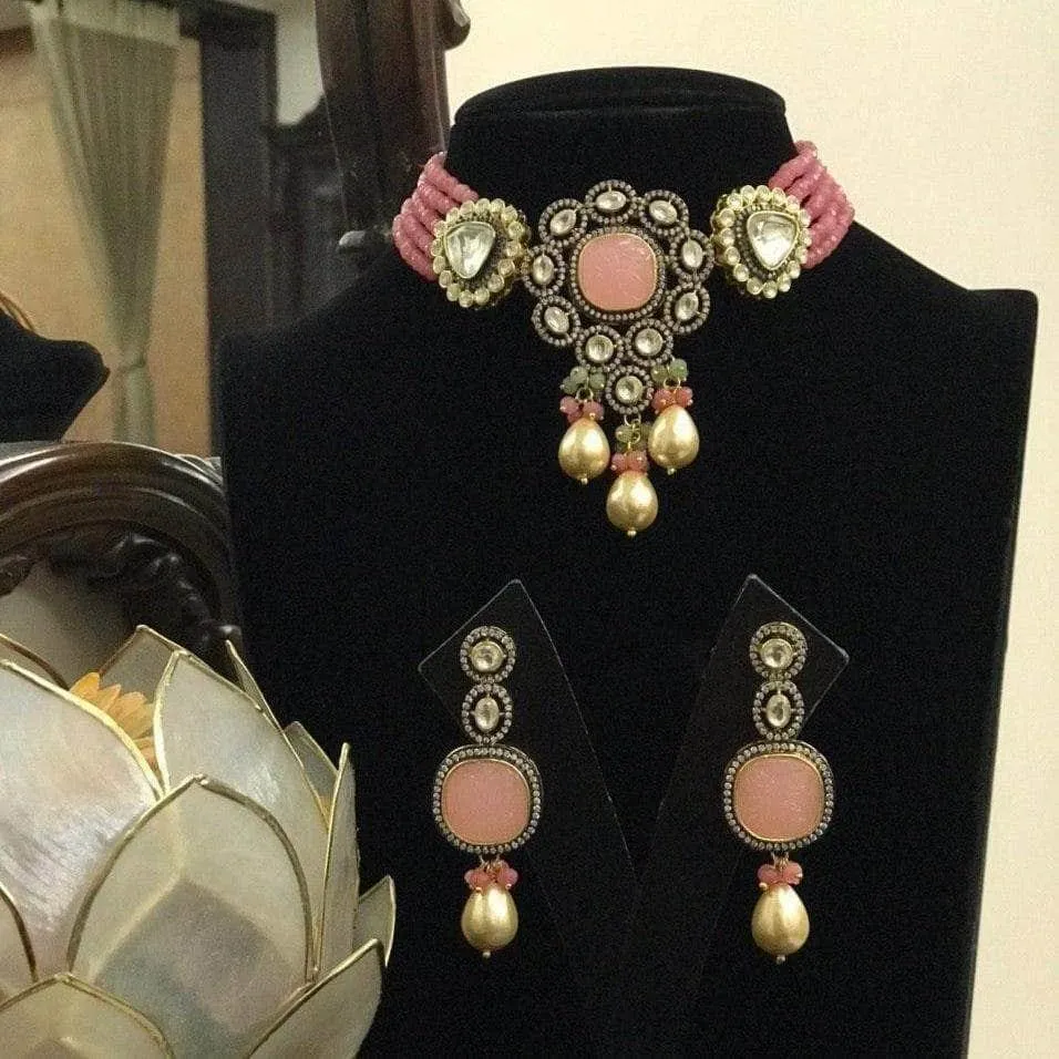 Victoria Patchi Baroque Necklace Set