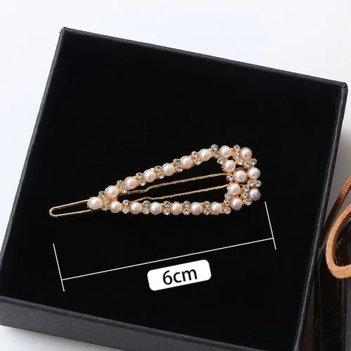 Women Shining Crystal Rhinestone Luxury Hair Clip Girls Hairpin