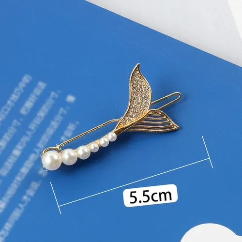 Women Shining Crystal Rhinestone Luxury Hair Clip Girls Hairpin