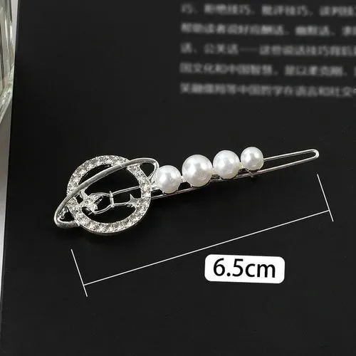 Women Shining Crystal Rhinestone Luxury Hair Clip Girls Hairpin