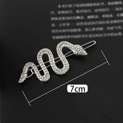 Women Shining Crystal Rhinestone Luxury Hair Clip Girls Hairpin