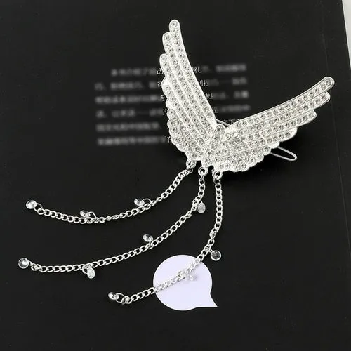 Women Shining Crystal Rhinestone Luxury Hair Clip Girls Hairpin