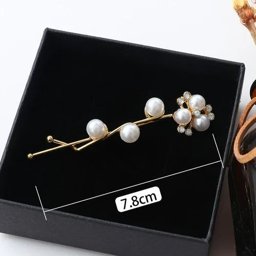 Women Shining Crystal Rhinestone Luxury Hair Clip Girls Hairpin