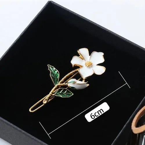 Women Shining Crystal Rhinestone Luxury Hair Clip Girls Hairpin