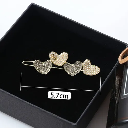 Women Shining Crystal Rhinestone Luxury Hair Clip Girls Hairpin