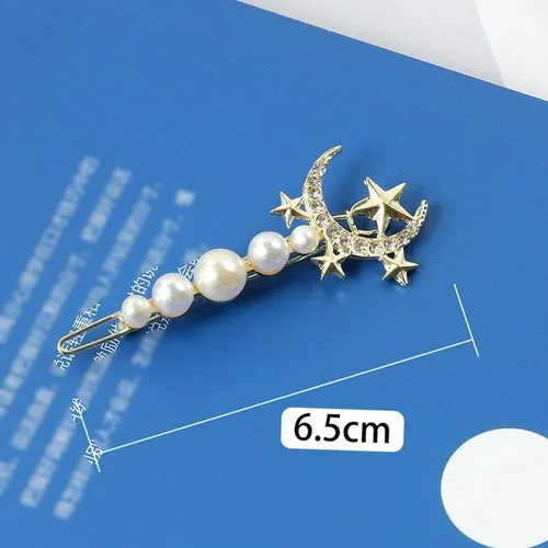 Women Shining Crystal Rhinestone Luxury Hair Clip Girls Hairpin