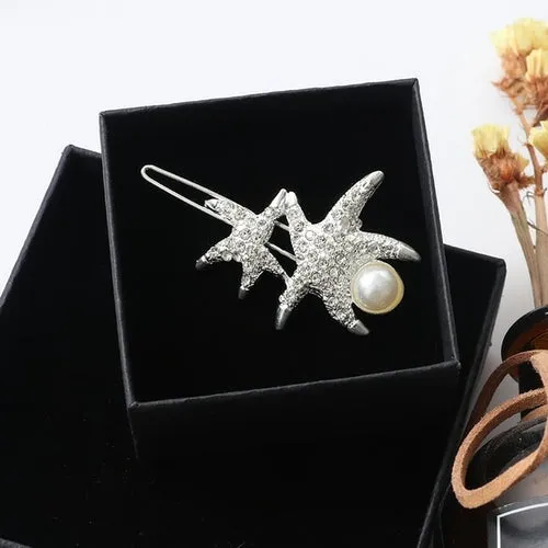 Women Shining Crystal Rhinestone Luxury Hair Clip Girls Hairpin