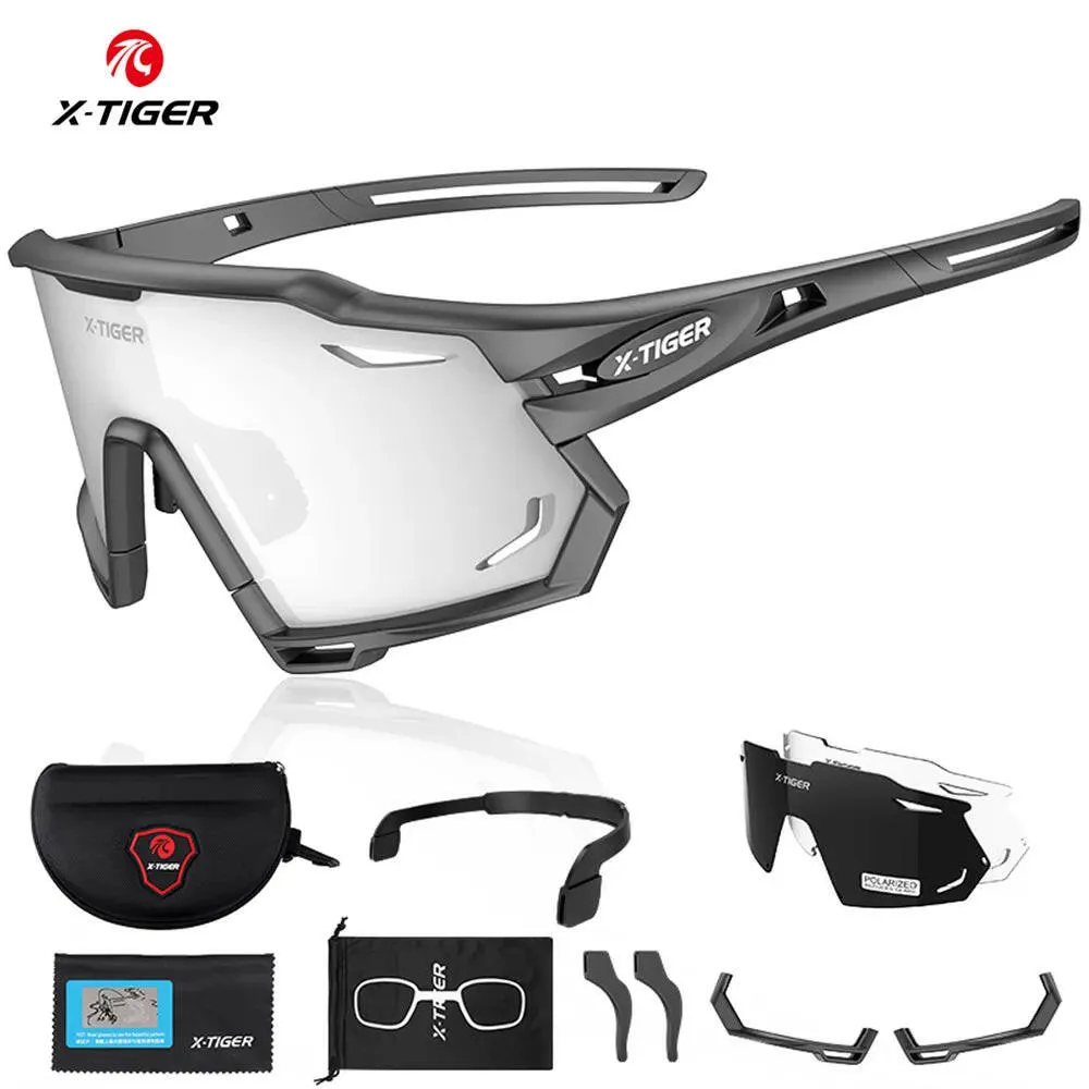 X-TIGER Polarized Sport Sunglasses Men Women Bicycle Glasses Road Cycling Goggles Mountain Bike Riding Protection Eyewear