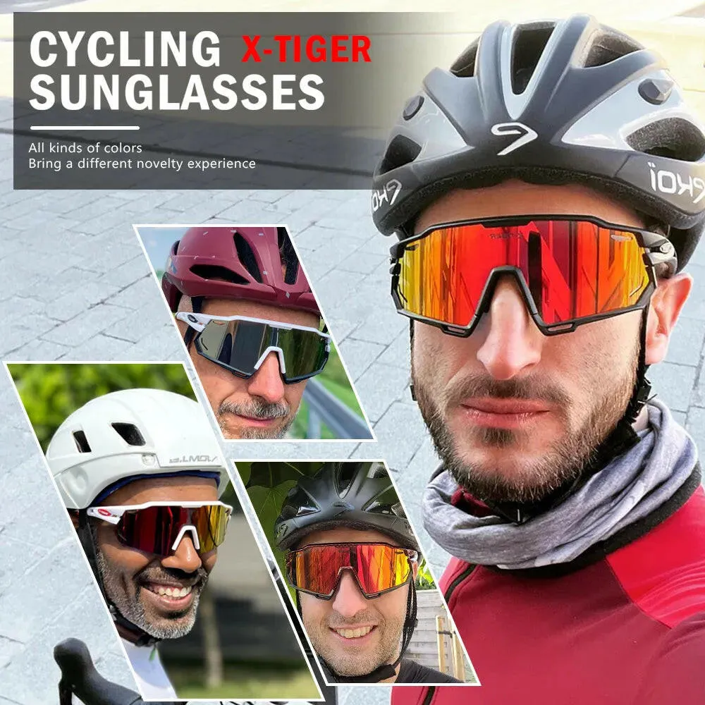 X-TIGER Polarized Sport Sunglasses Men Women Bicycle Glasses Road Cycling Goggles Mountain Bike Riding Protection Eyewear